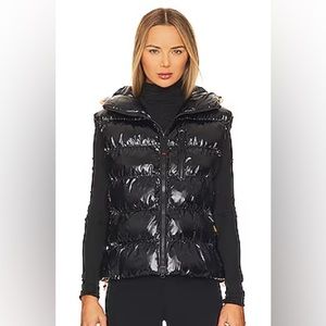 Steve Madden Gabriella Puffer Vest Black